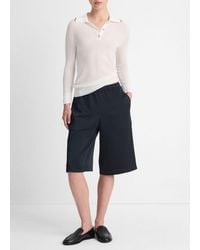 Vince - Italian Cotton Piqué Polo Shirt - Lyst