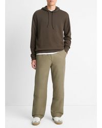 Vince - Double-Face Cotton-Blend Hoodie - Lyst