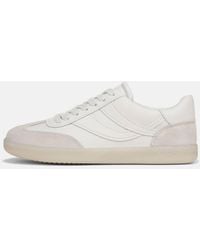 Vince - Oasis Leather And Suede Sneaker, Chalk White, Size 8 - Lyst
