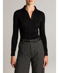 Vince - Multi-Button Collared Cardigan Top - Lyst