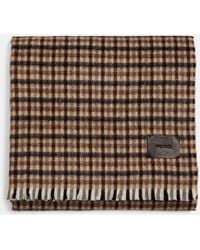 Vince - Gingham Wool-Cashmere Oversized Wrap - Lyst