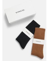 Vince - Cashmere Rib Sock Gift Set, Multicolor, Size Xs/s - Lyst
