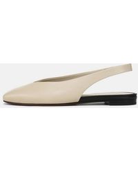 Vince - Darlina Leather Slingback Flat - Lyst