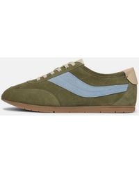 Vince - La Suede & Leather Slip-On Runner Sneaker - Lyst