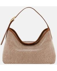 Vince - Vivian Woven Leather Small Hobo Bag - Lyst