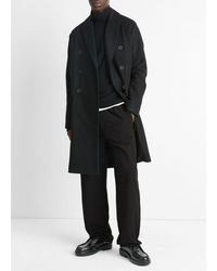 Vince - Italian Wool-Blend Double-Breasted Coat - Lyst