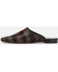 Vince - Dakota Animal-Print Calf Hair Mule - Lyst