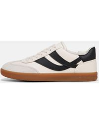 Vince - Oasis Leather And Suede Sneaker, White, Size 7.5 - Lyst
