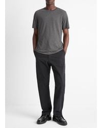 Vince - Pima Cotton Crew Neck T-shirt - Lyst