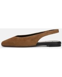Vince - Darlina Suede Mule Slingback Flat - Lyst