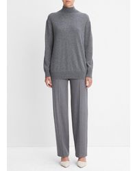 Vince - Cashmere Weekend Turtleneck Sweater, Grey, Size Xs - Lyst