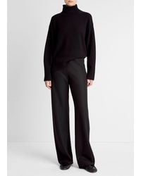 Vince - Italian Wool-Blend High-Waist Bias Pant - Lyst