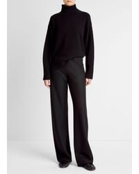 Vince - Italian Wool-Blend High-Waist Bias Pant - Lyst