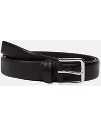 Vince - Alex 30Mm Polished Leather Belt - Lyst