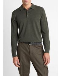 Vince - Wool Polo Sweater - Lyst
