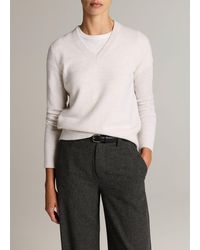 Vince - Cashmere Casual V-Neck Sweater - Lyst