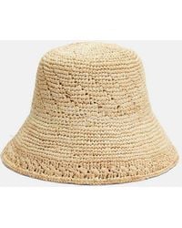 Vince - Straw Bucket Hat, Camel, Size L/xl - Lyst