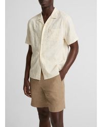 Vince - Embroidered Floral Cabana Shirt - Lyst