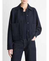 Vince - Double-Face Cropped Jacket - Lyst