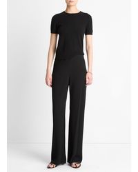 Vince - High Waisted Bias Trousers - Lyst