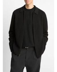 Vince - Wool-Blend Two-Way Zip Cardigan - Lyst
