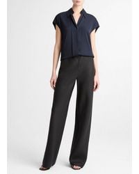 Vince - Colette High-Rise Italian Linen Bias Pant - Lyst