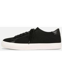Vince - Fulton Knit Sneaker, Black, Size 7.5 - Lyst