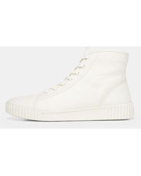 vince women's high top sneakers