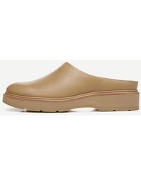 Vince Leather Navina Clogs in Tan (Natural) | Lyst Australia