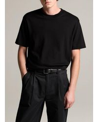 Vince - Peached Cotton Jersey T-Shirt - Lyst