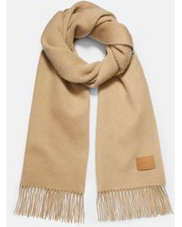 Vince - Cashmere Double-face Scarf, Beige - Lyst