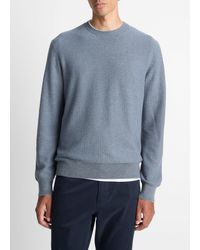 Vince - Geo-Jacquard Wool-Blend Crew Neck Sweater - Lyst