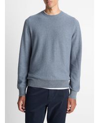 Vince - Geo-Jacquard Wool-Blend Crew Neck Sweater - Lyst