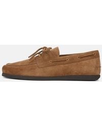 Vince - Marin Suede Lace-Up Loafer - Lyst