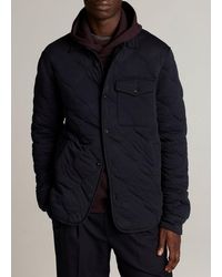 Vince - Quilted Cotton-Blend Insulated Shirt Jacket - Lyst