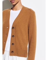 Vince Cashmere Shrunken Button Cardigan - Multicolour