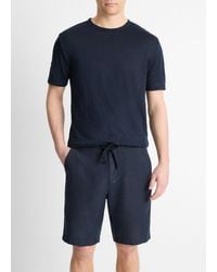 Vince - Linen Short Sleeve Crew - Lyst