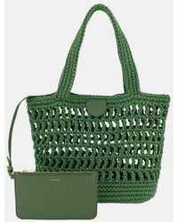 Vince - Barcelona Cotton Crochet Small Tote - Lyst