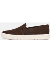 Vince - Blair Perforated Suede Sneaker - Lyst