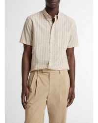 Vince - Corbin Stripe Short Sleeve Button-Down Shirt - Lyst