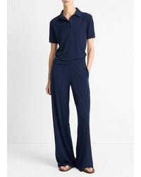 Vince - Jersey Polo Shirt - Lyst
