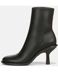 Vince - Freya Leather Ankle Boot, Black, Size 6.5 - Lyst