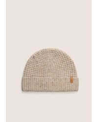 Vince - Thermal-Stitch Merino Wool-Blend Beanie - Lyst