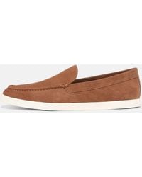 Vince - Sonoma Suede Loafer, Brown, Size 11 - Lyst