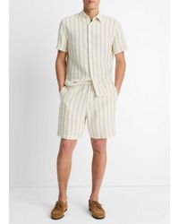 Vince - Mesa Stripe Hemp Beach Short - Lyst