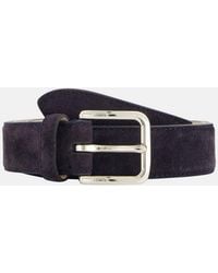 Vince - Alex 30Mm Stitched Suede Belt - Lyst