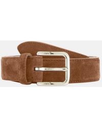 Vince - Alex 30Mm Stitched Suede Belt - Lyst