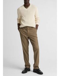Vince - Owen Athletic Linen-Cotton Extended-Tab Pant - Lyst