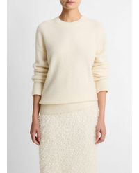 Vince - Plush Cashmere Crew Neck Sweater - Lyst