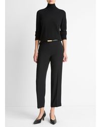 Vince - Crepe Tapered Pull-On Pant - Lyst